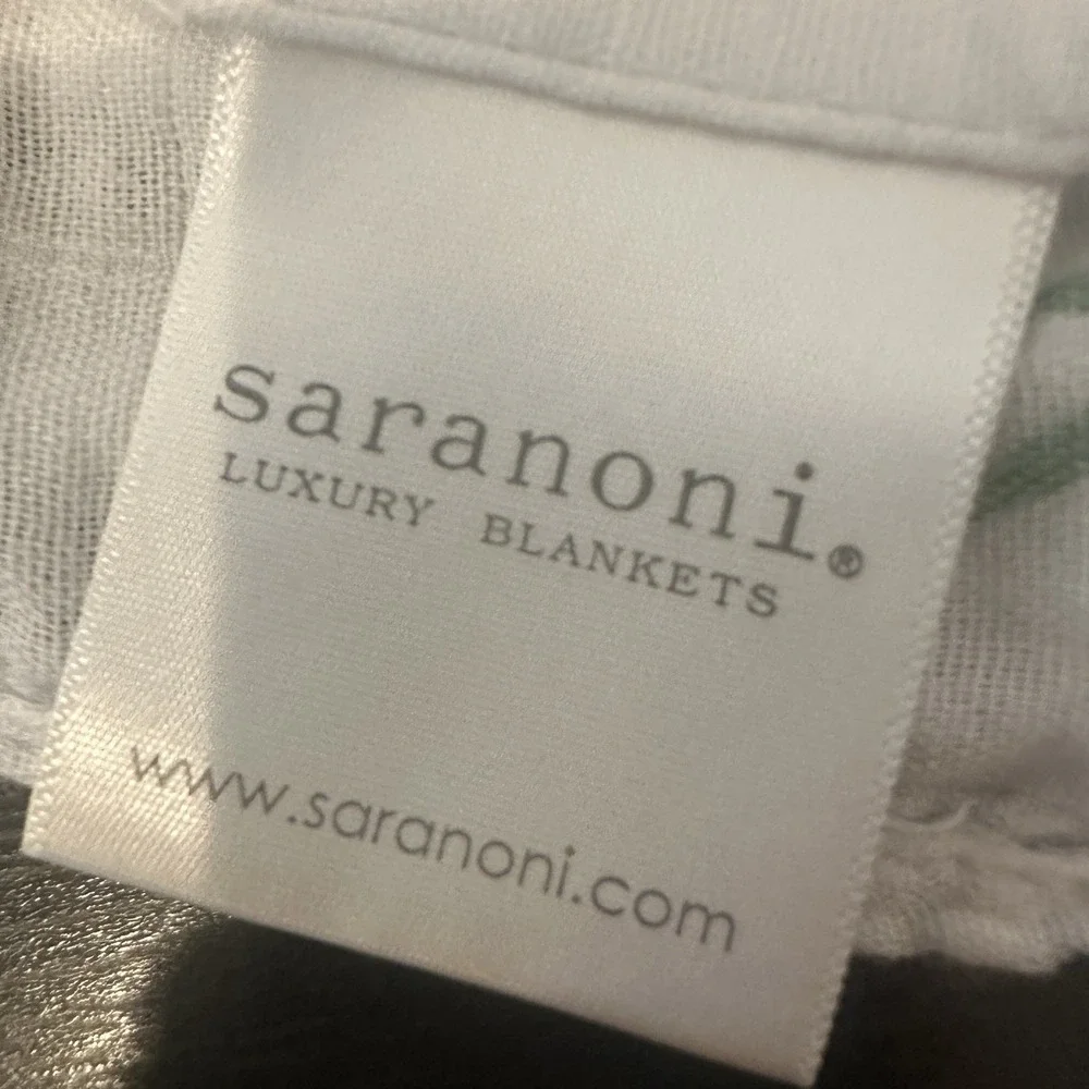 Saranoni Bamboo Cotton Muslin Swaddle Blanket Yosemite Bear Tree Mountain 46x43